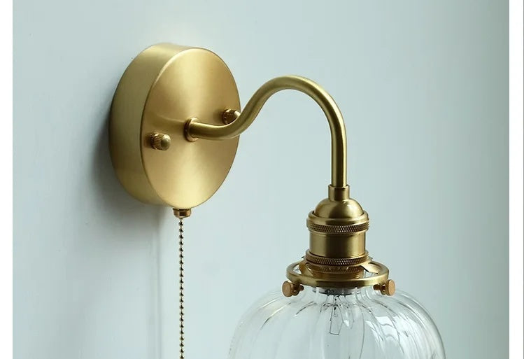 Evelyn Glass Globe Wall Sconce & Ceiling Light