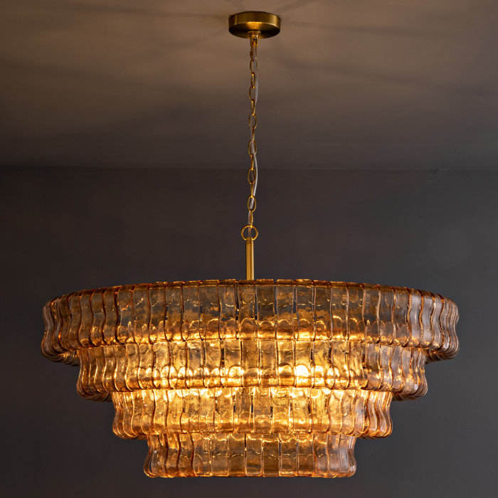 Juliet Multi-Tier Crystal Round Chandelier