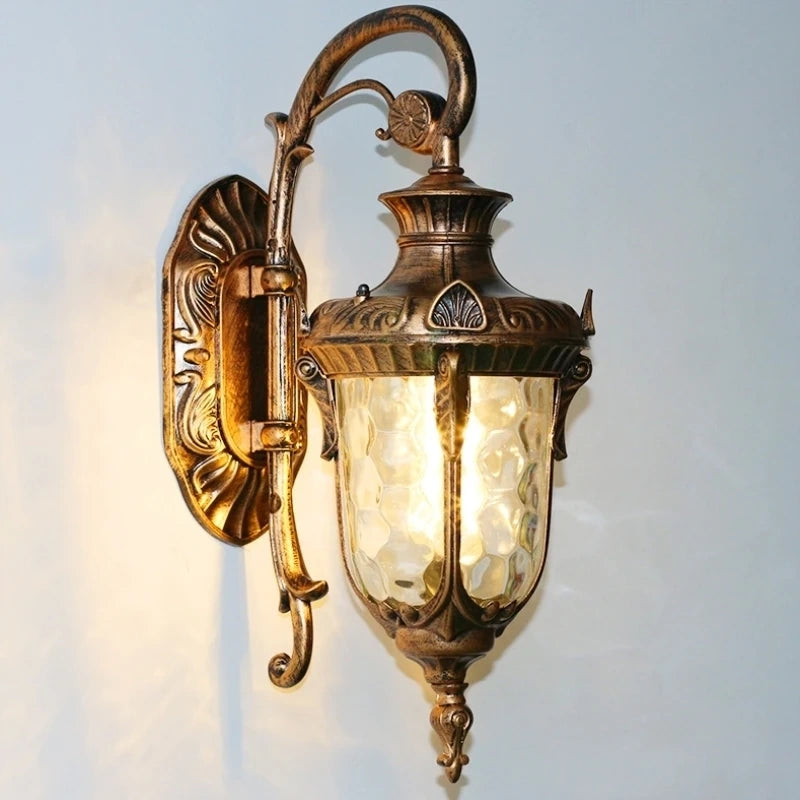 Valmont Classic European Outdoor Lantern Wall Light