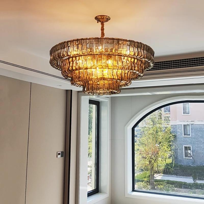 Juliet Multi-Tier Crystal Round Chandelier