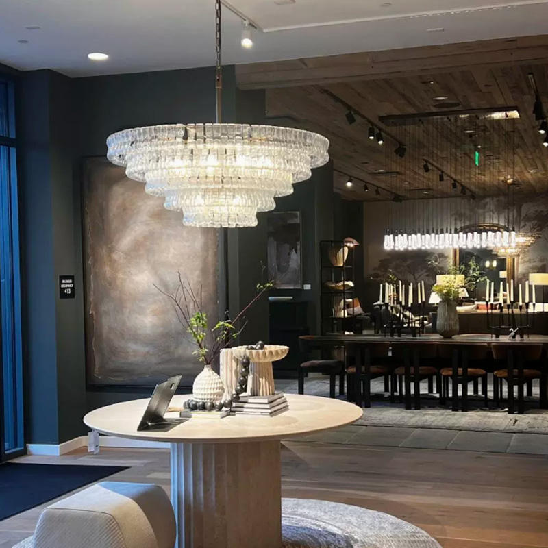 Juliet Multi-Tier Crystal Round Chandelier