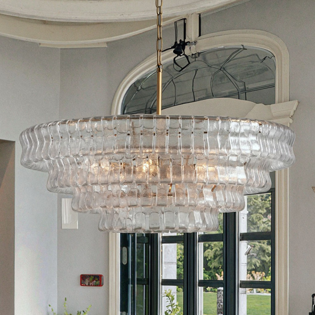 Juliet Multi-Tier Crystal Round Chandelier