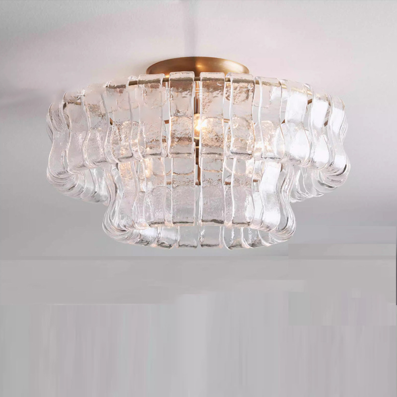 Juliet Multi-Tier Crystal Flush Mounts Chandelier