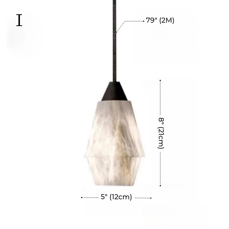 Atelier Alabaster Pendant Light Collection