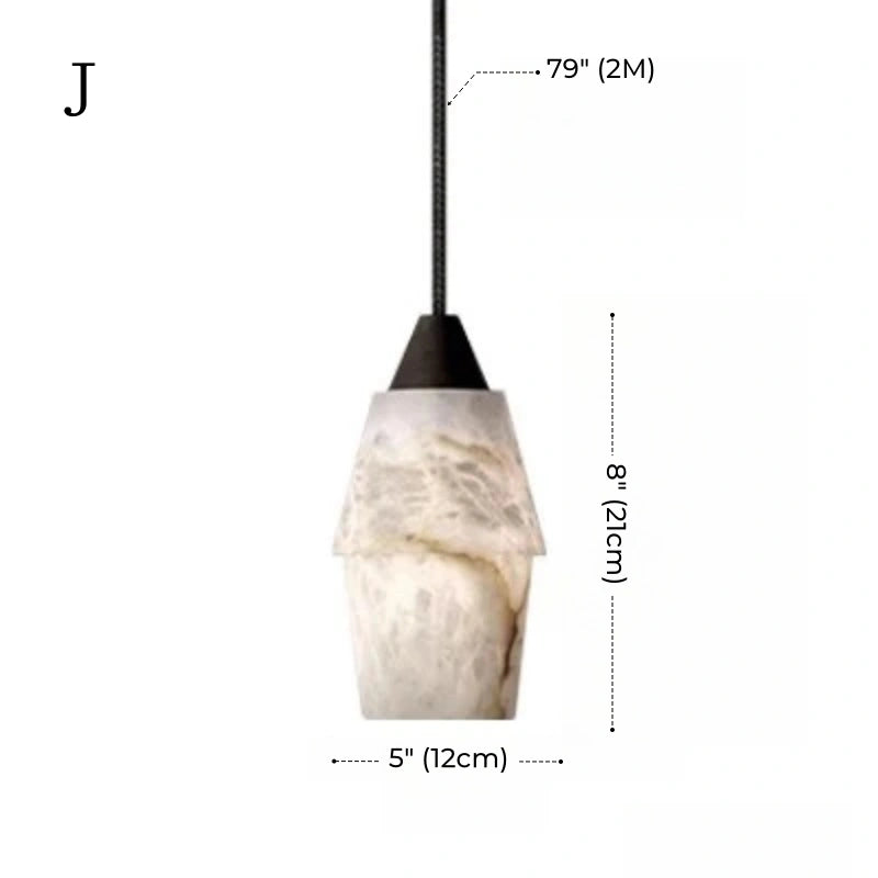 Atelier Alabaster Pendant Light Collection