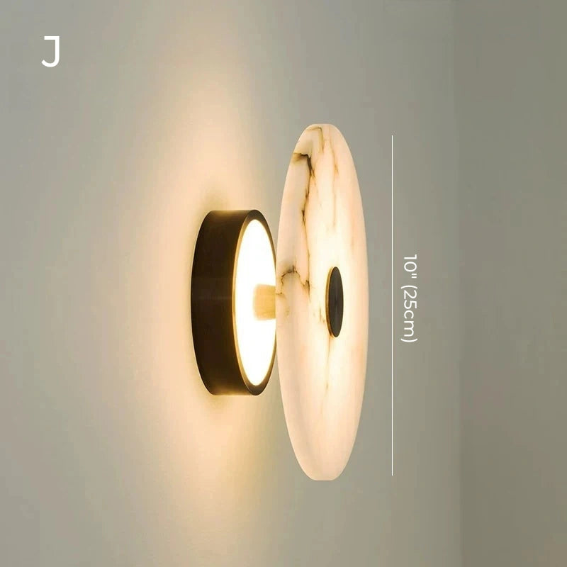 Daphne Laurel Alabaster Wall Sconce