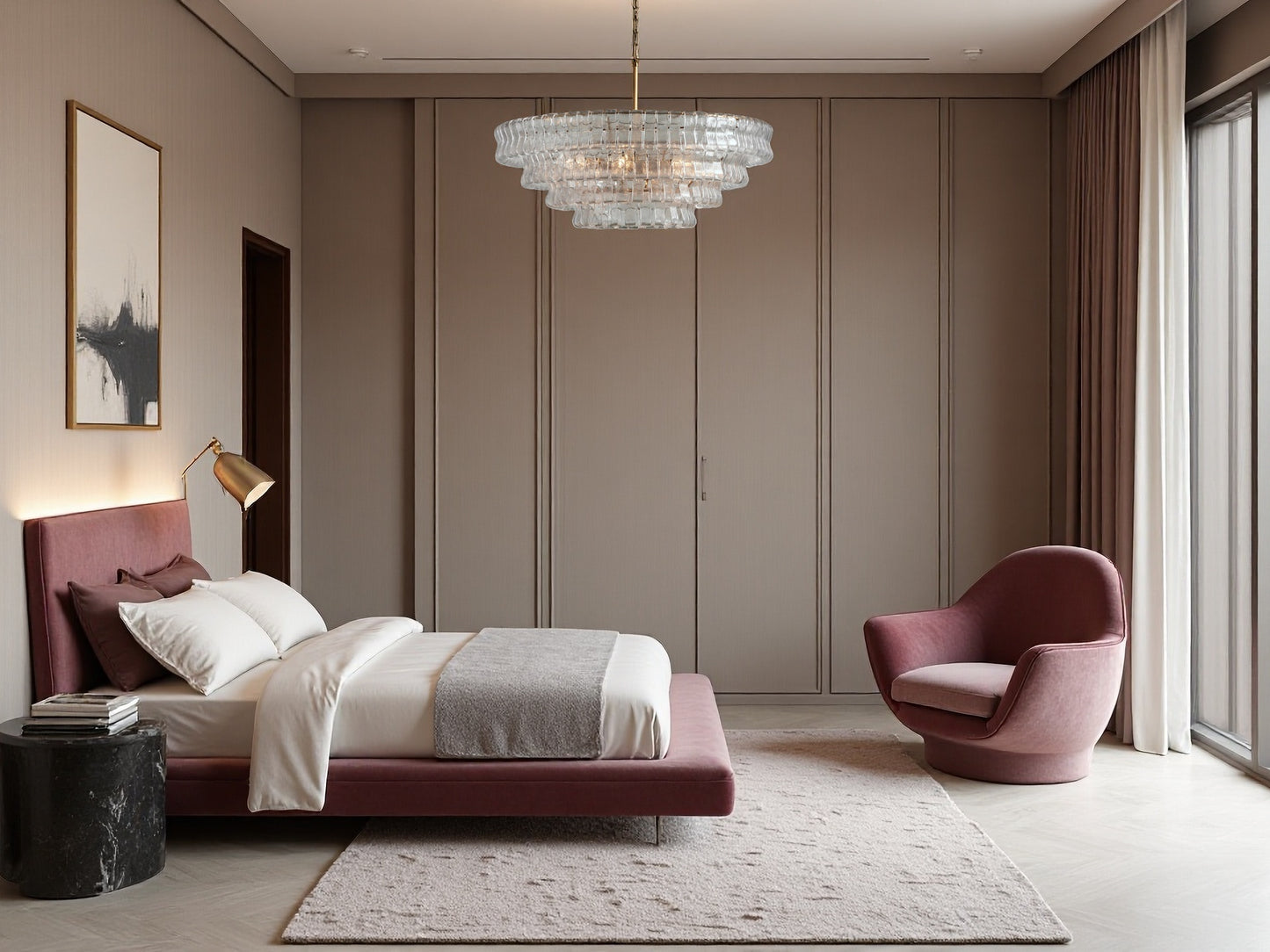 Juliet Multi-Tier Crystal Round Chandelier