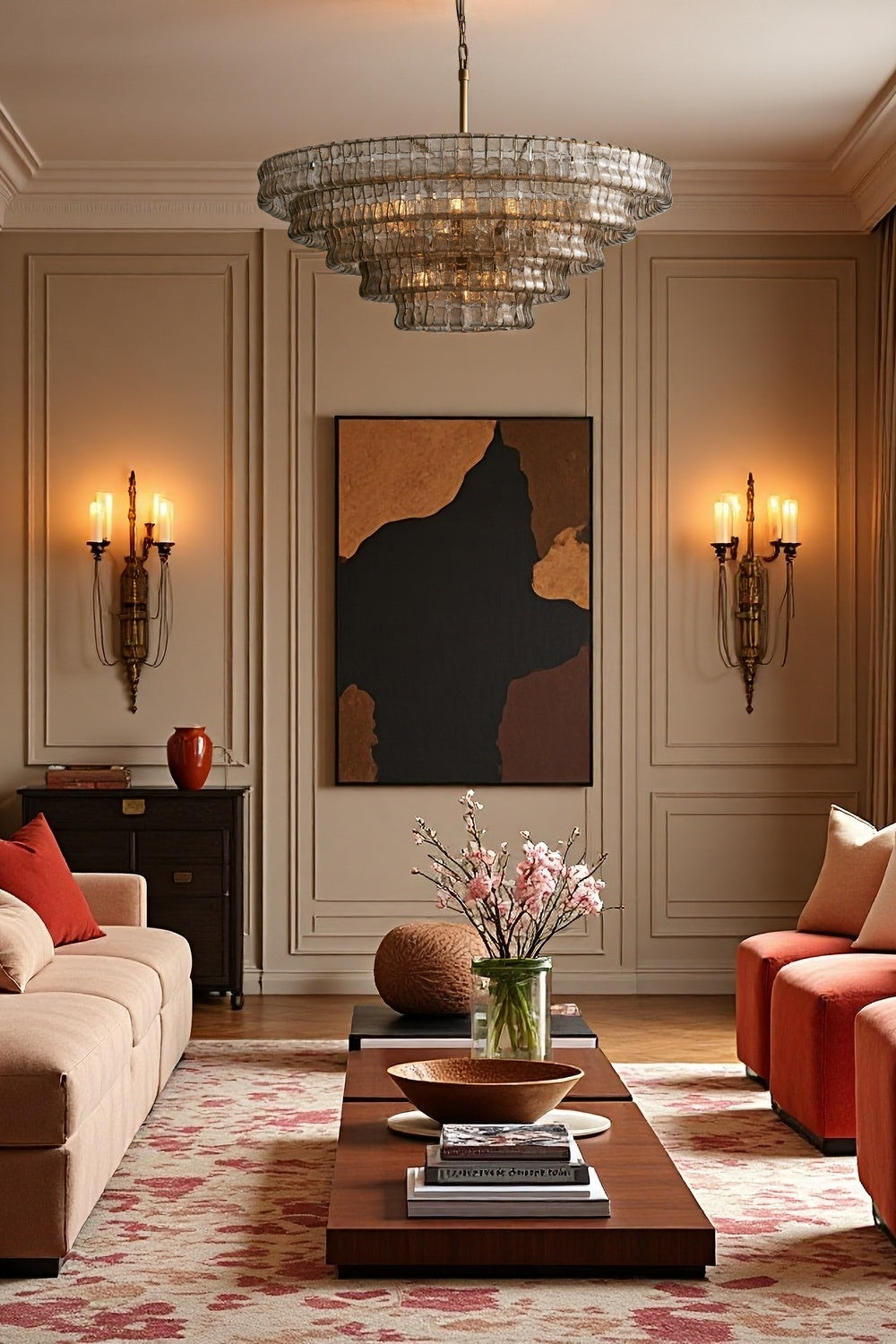 Juliet Multi-Tier Crystal Round Chandelier