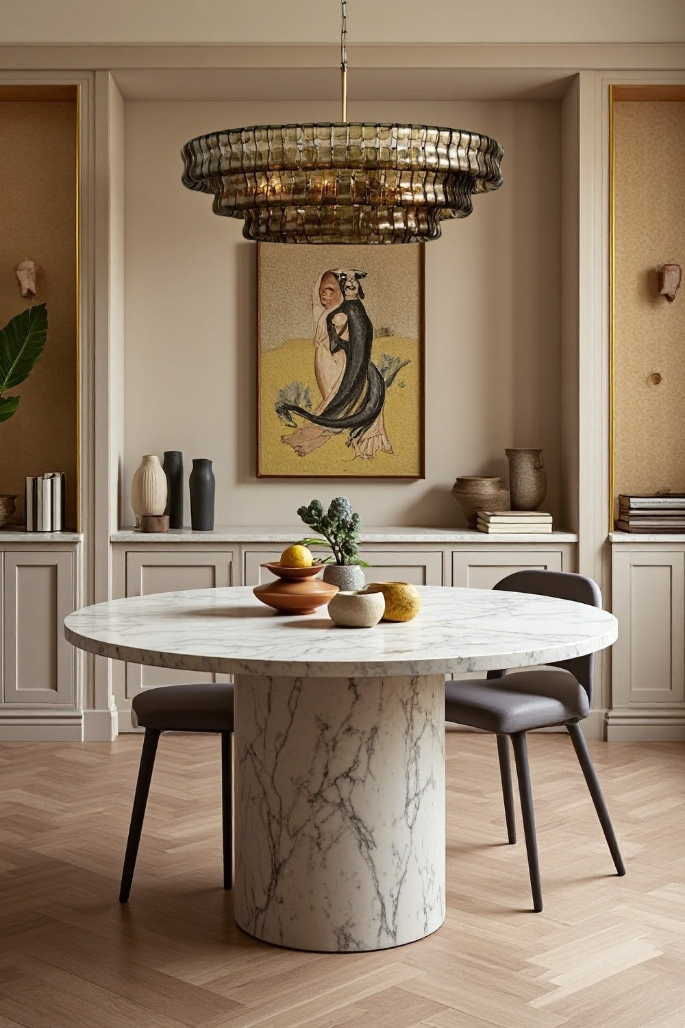 Juliet Multi-Tier Crystal Chandelier, Gray