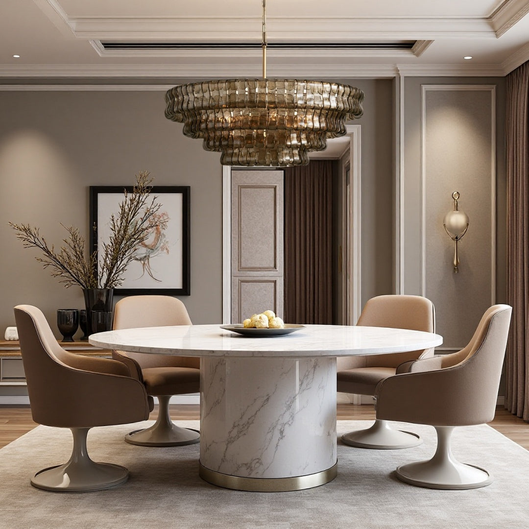 Juliet Multi-Tier Crystal Chandelier, Gray