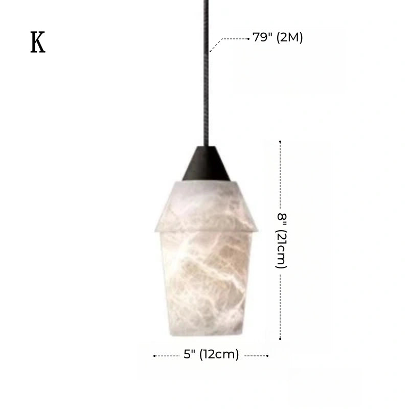 Atelier Alabaster Pendant Light Collection