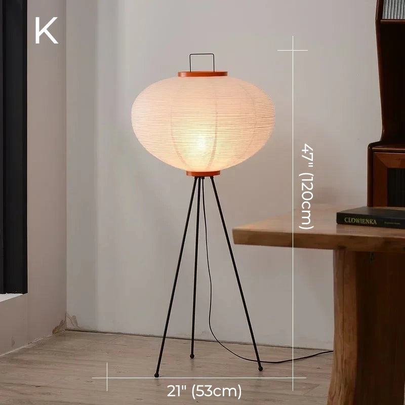 Nomi Rice Paper Floor Lamp Collection