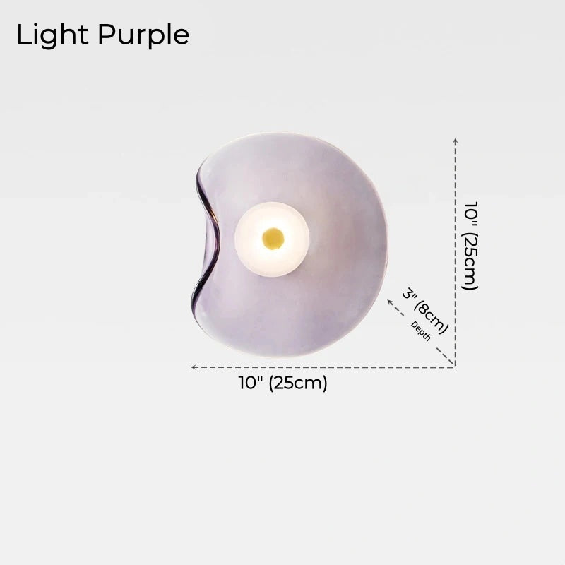 Liora Irregular Glass Wall Sconce
