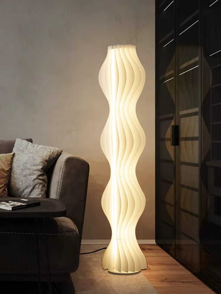 Nordic Modern Cream Acrylic Floor Lamp