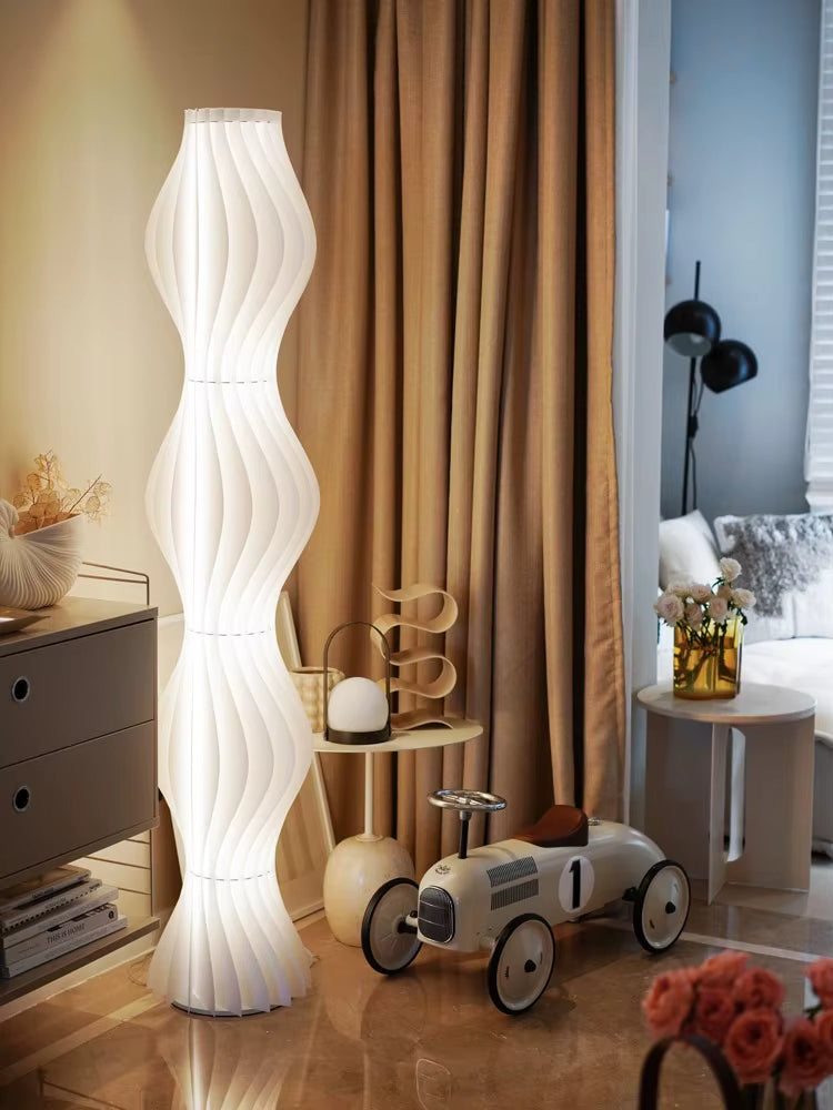 Nordic Modern Cream Acrylic Floor Lamp