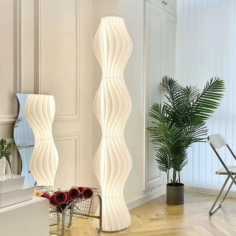 Nordic Modern Cream Acrylic Floor Lamp