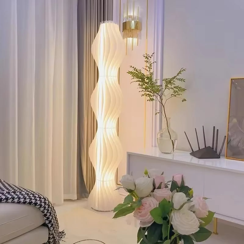 Nordic Modern Cream Acrylic Floor Lamp