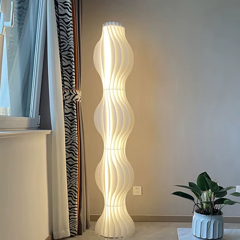 Nordic Modern Cream Acrylic Floor Lamp