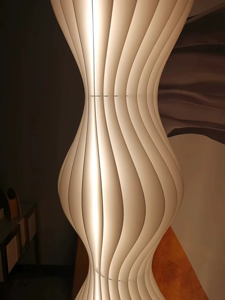 Nordic Modern Cream Acrylic Floor Lamp