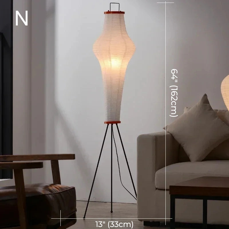 Nomi Rice Paper Floor Lamp Collection