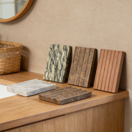 Aurelia Wave Marble Soap Dish