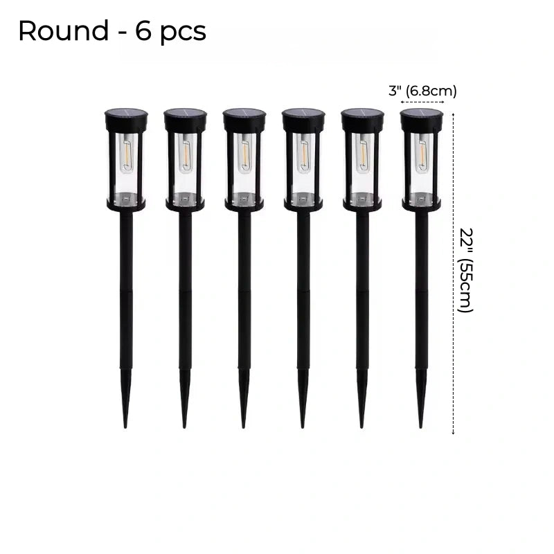 Timeless LED Filament Solar Path Lights