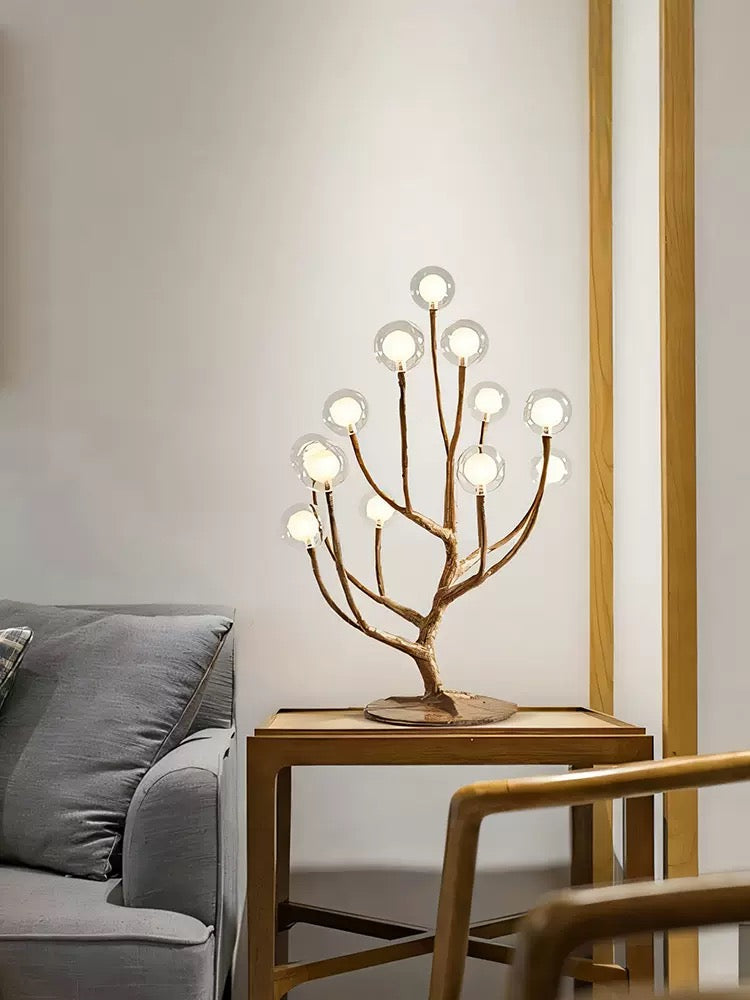 Appliques murales modernes et rustiques en forme de branches d'arbre 