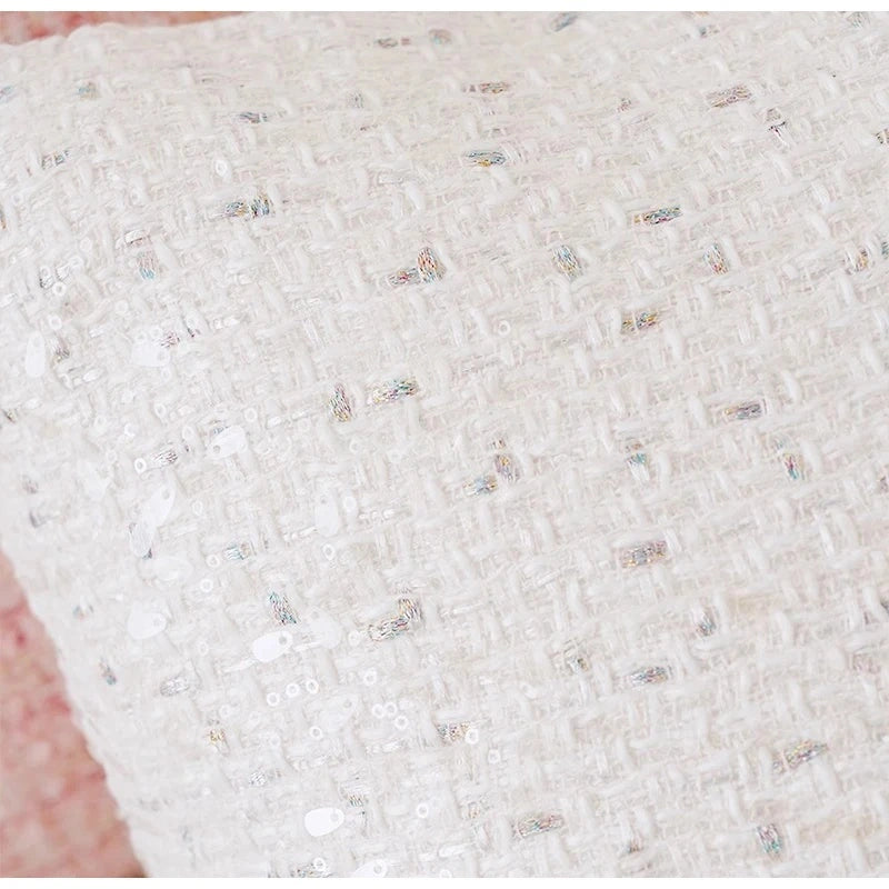 Pink Patchwork Pillow Case Modern Luxury Decorative Cushion