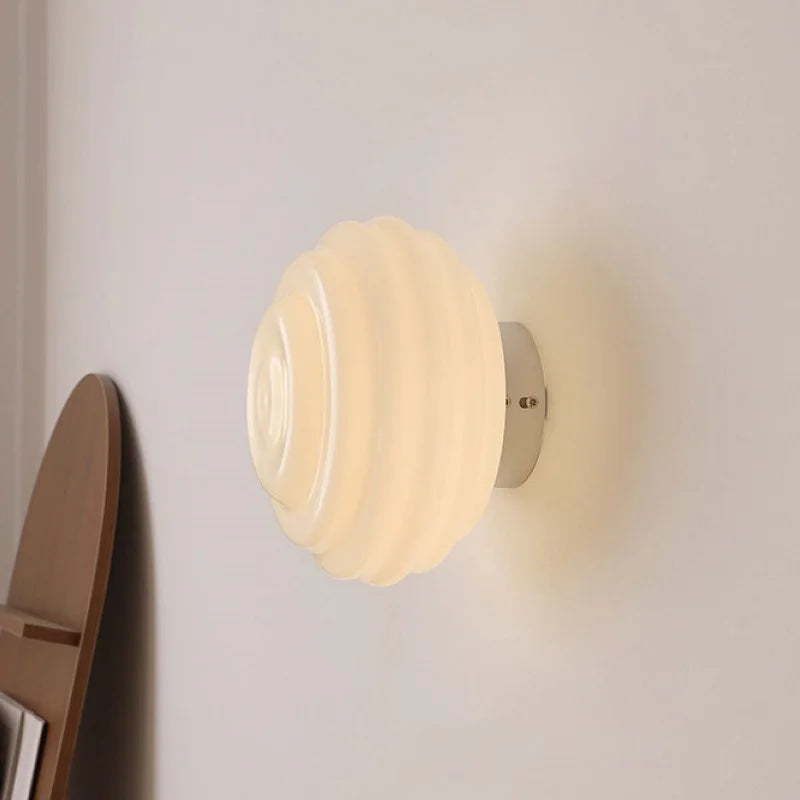 Petite Dimple Glass Wall Sconce, Modern Wall Sconce, Dimpled Glass ...