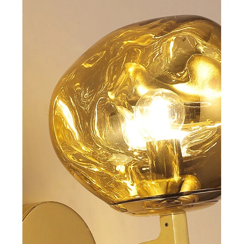 Nordic Lava Double Globe Wall Sconce