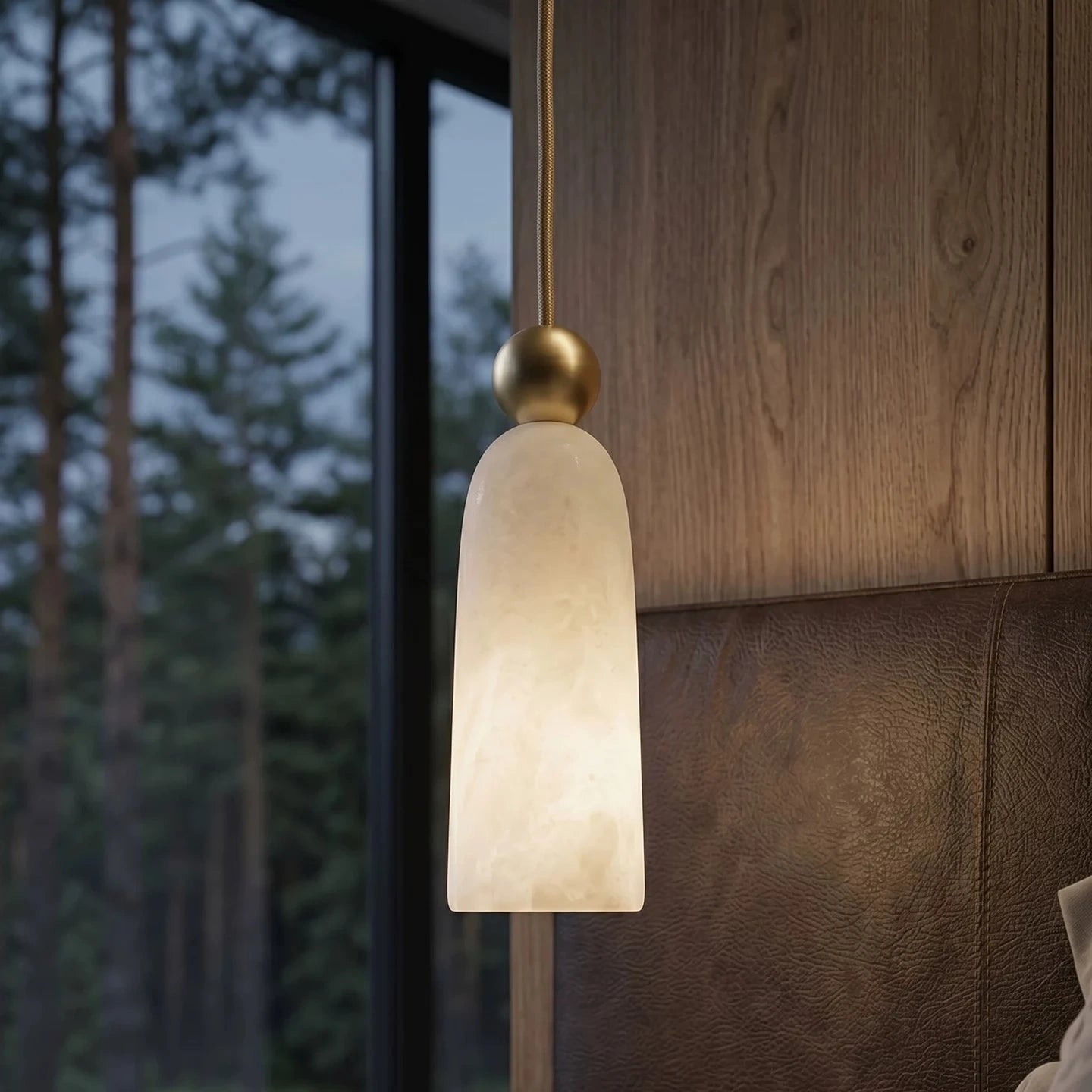 Aveline Alabaster Pendant Light
