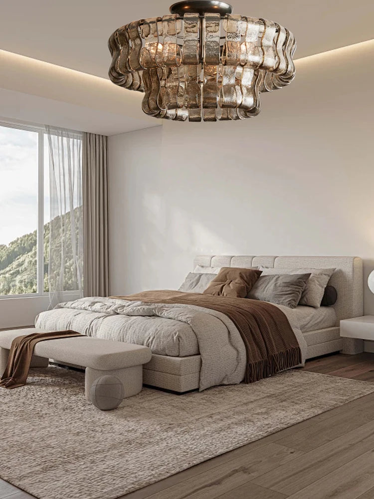 Juliet Multi-Tier Crystal Flush Mounts Chandelier