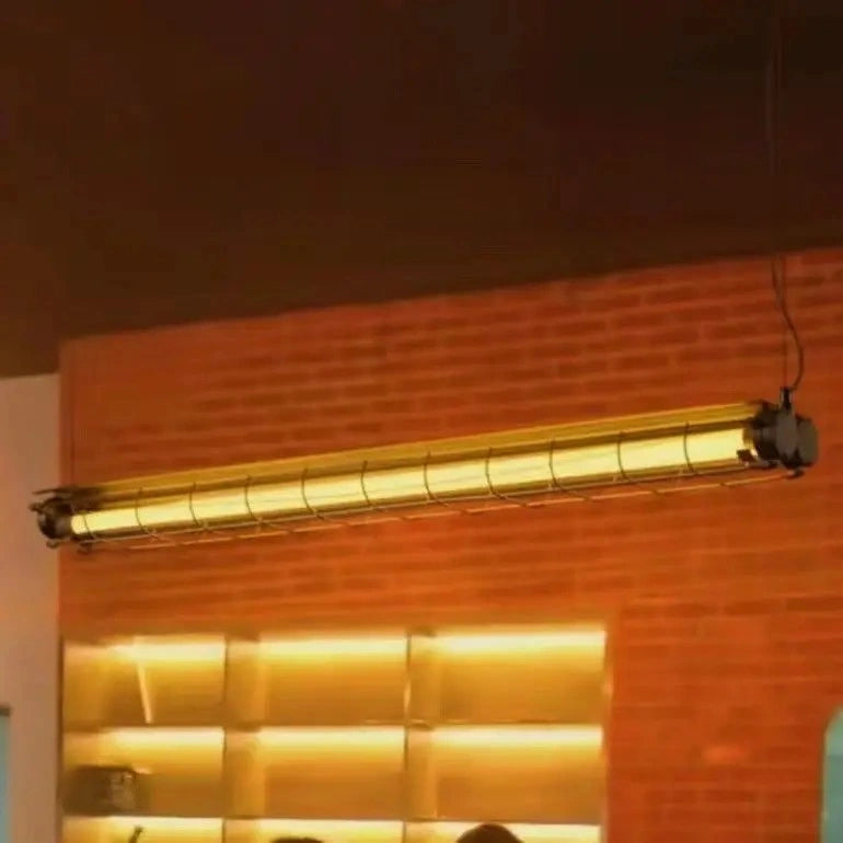 Briggs Caged Tube LED Linear Pendant Light