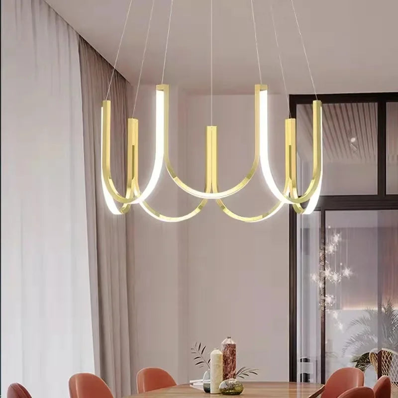 Modern U-Shape LED Pendant Light