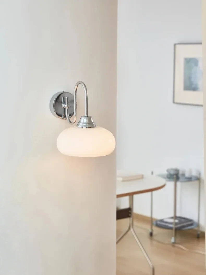 Oria Bauhaus Glass Chandelier & Wall Sconce