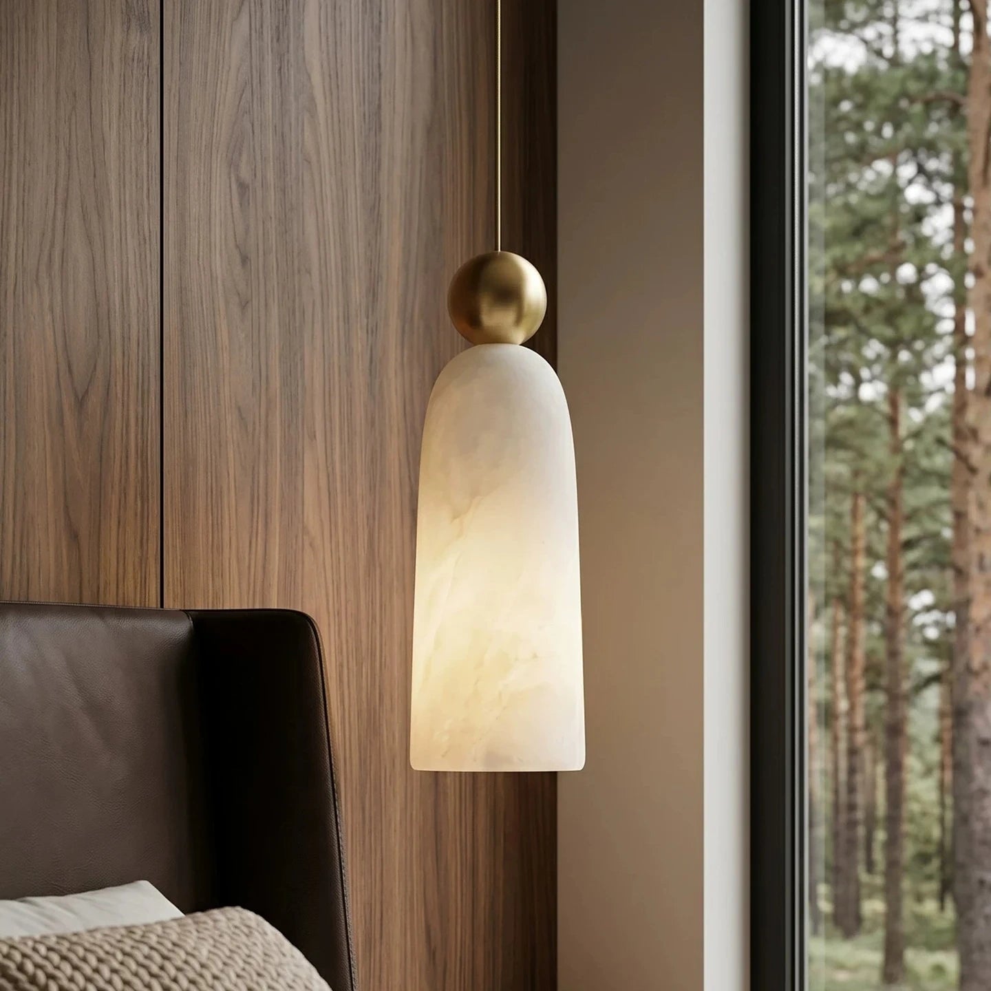 Aveline Alabaster Pendant Light