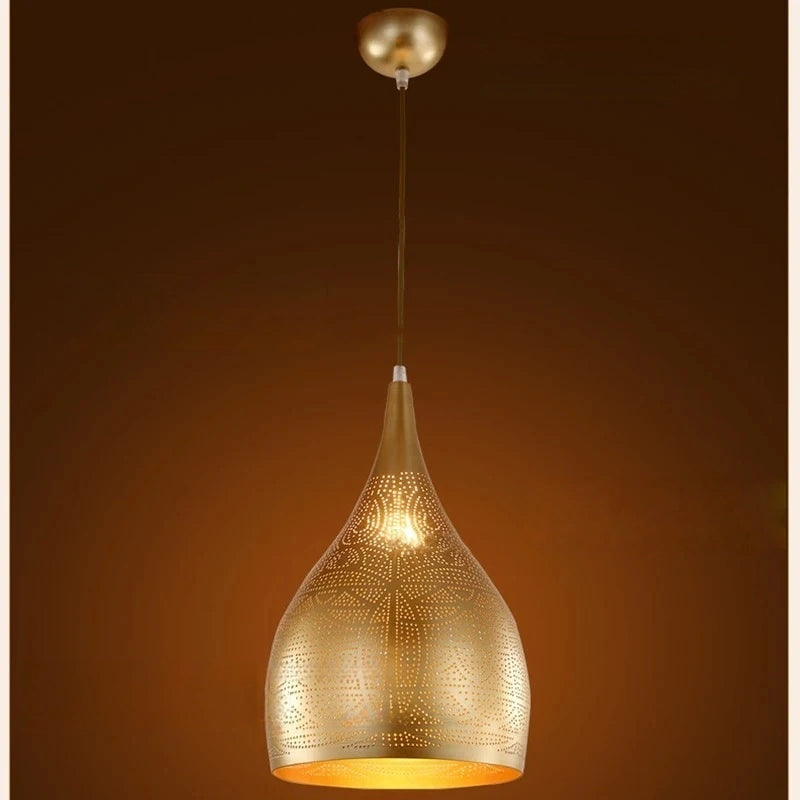 Marrakesh Perforated Metal Pendant Light