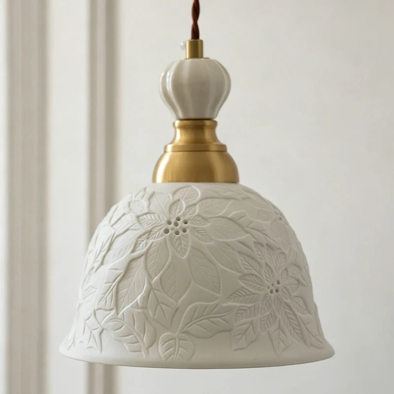 Delphine Floral Ceramic Wall Lamp & Pendant Light