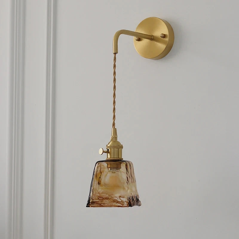 Classic Starfire Glass Wall Sconce