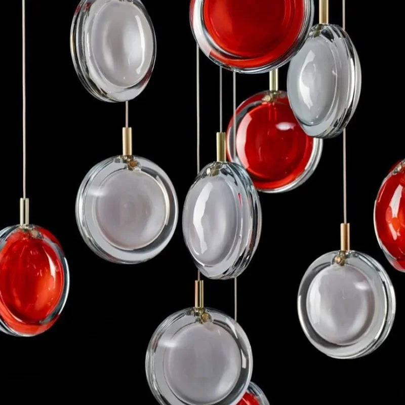 Nordic Acrylic Staircase Cluster Pendant Light