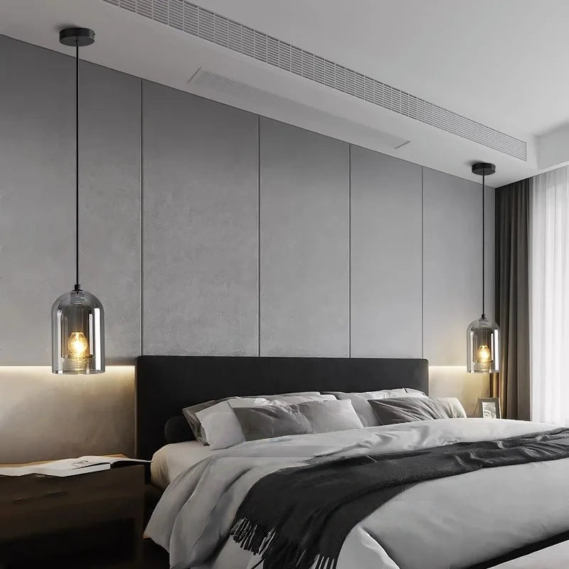 Scandinavian Dome Glass Pendant Light