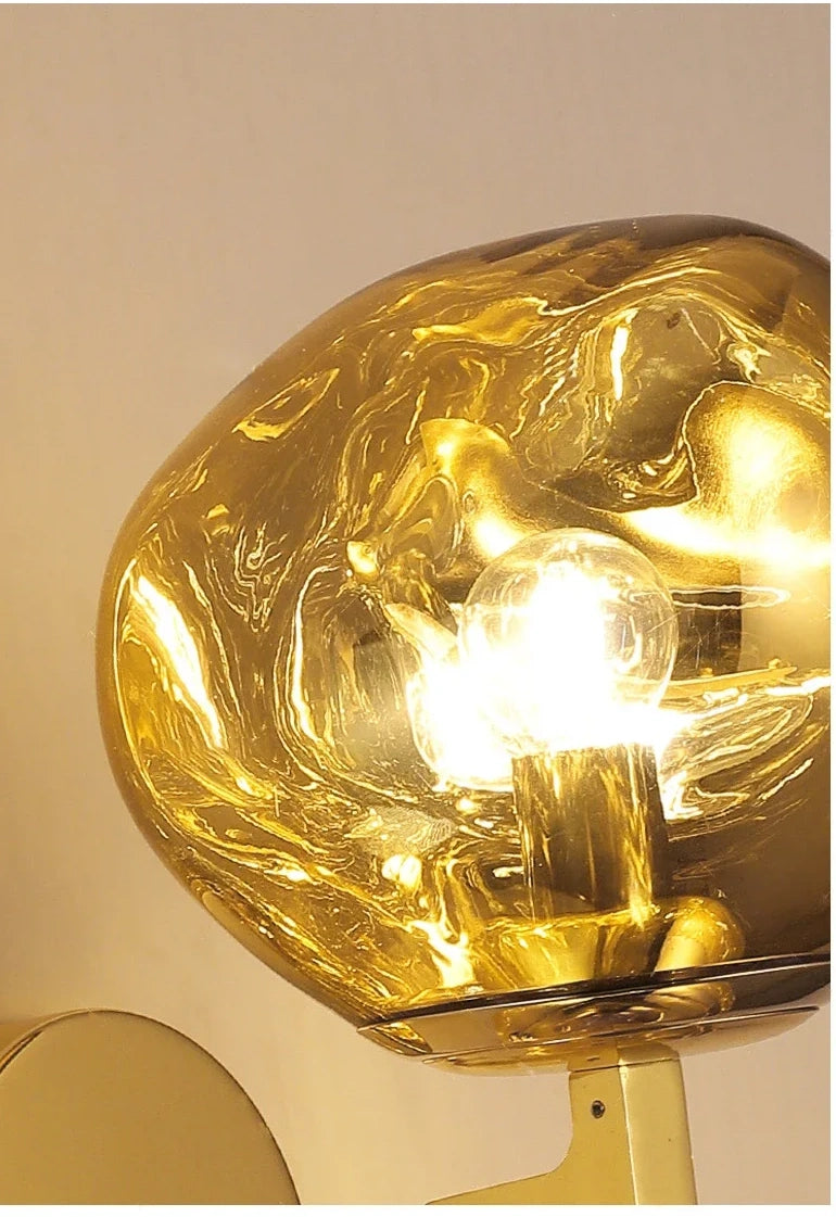 Nordic Lava Double Globe Wall Sconce