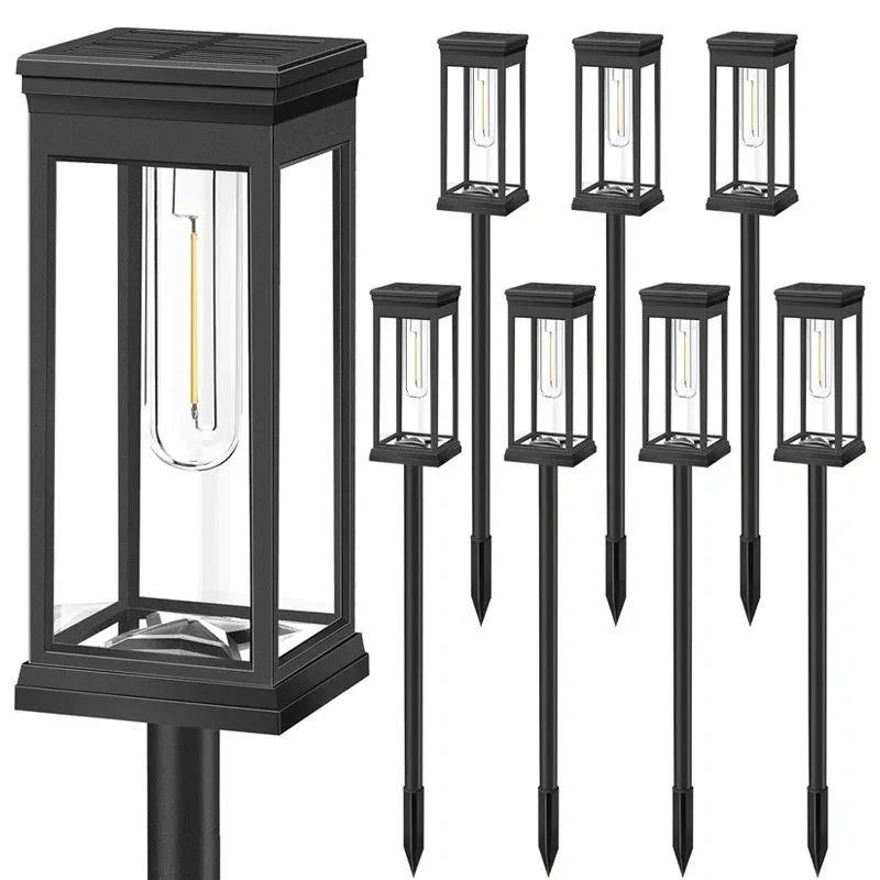 Timeless LED Filament Solar Path Lights