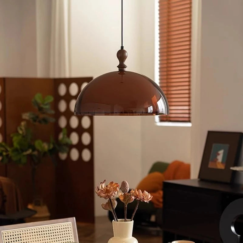 Soren Brown Glass Pendant Light