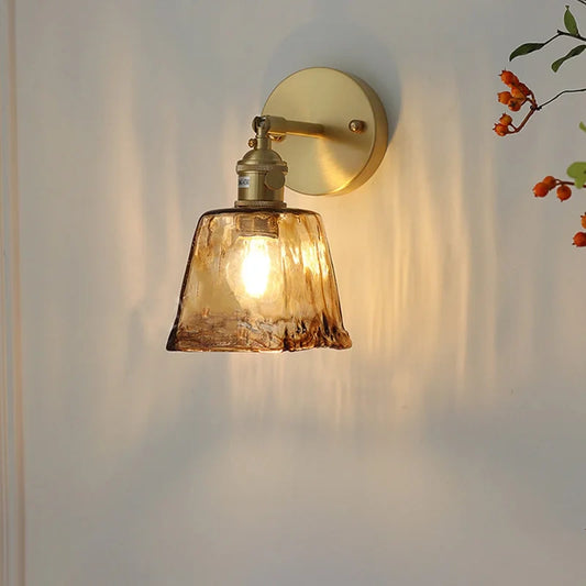 Classic Starfire Glass Wall Sconce