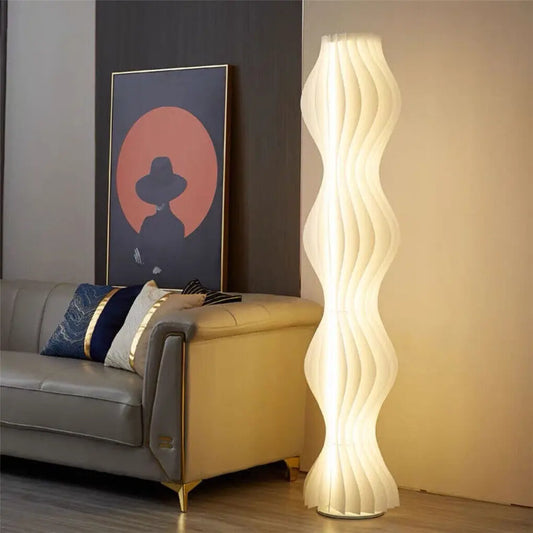 Nordic Modern Cream Acrylic Floor Lamp