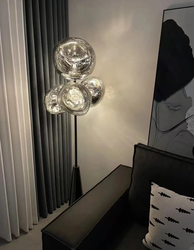 Tambora Lava Floor Lamp, Bulb Version
