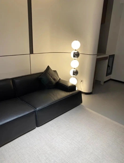 Astra Rotatable Silver Sphere Table Lamp & Floor Lamp