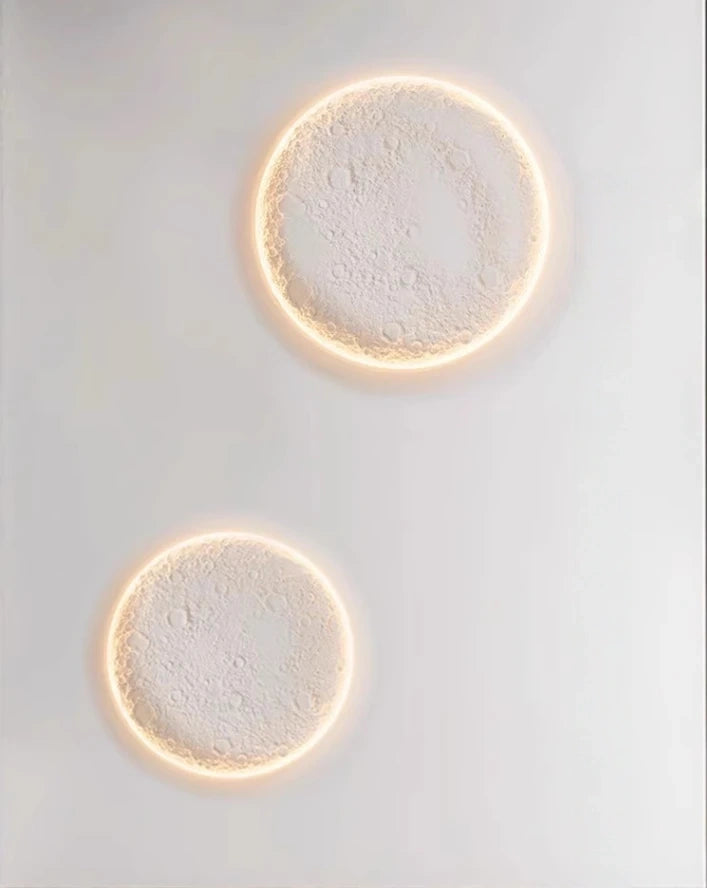 Moon Halo Recessed Gypsum Ceiling Light, Wall Light