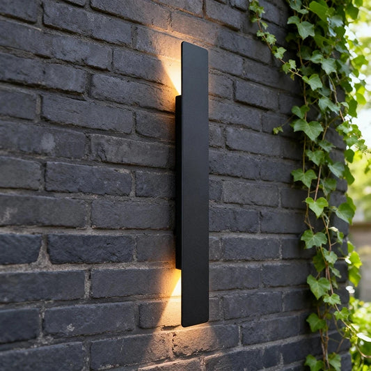 Minimalist Rectangular Up & Down Waterproof LED Wall Light